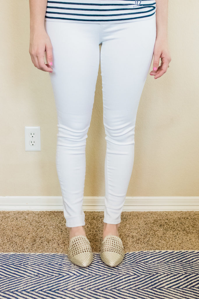 time and tru white jeans